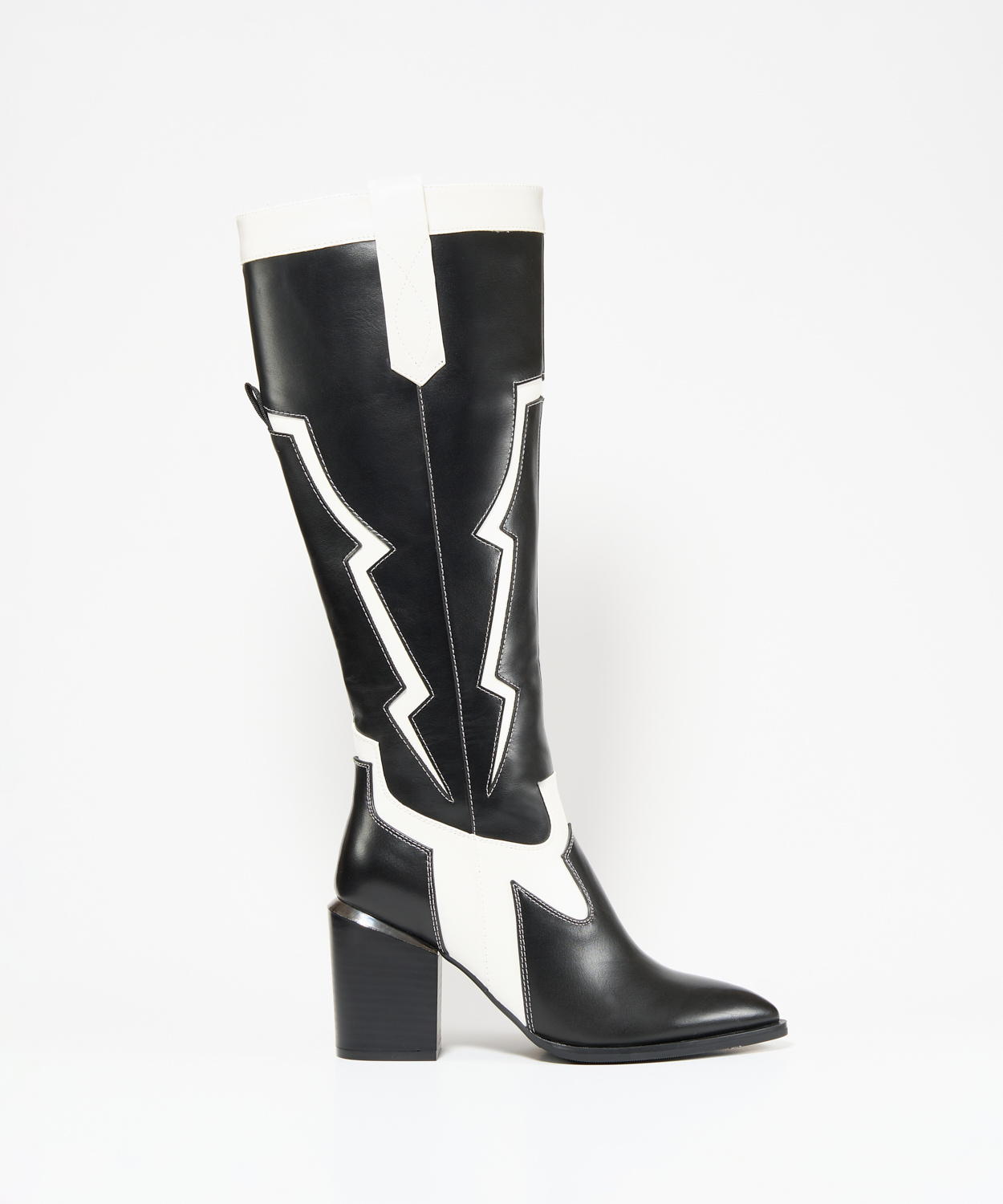 Bota tac&oacute;n bicolor image number null